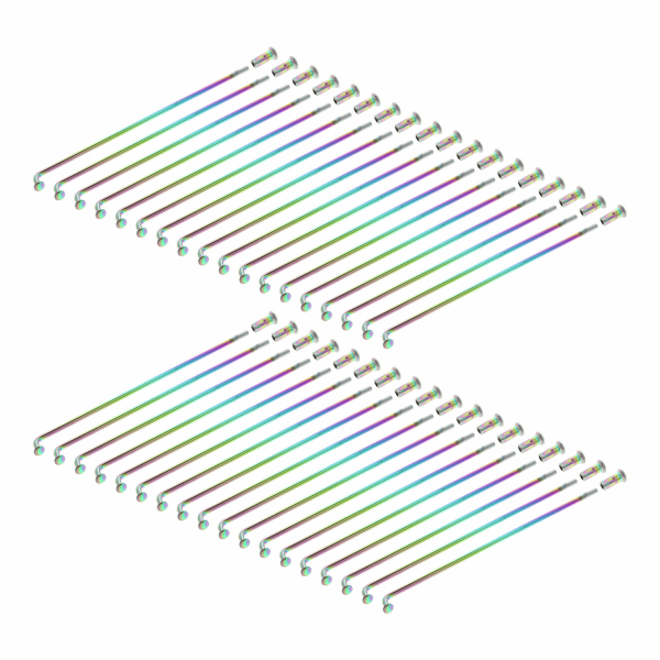Speichensatz Regenbogen (143,5), Simson S50, S51, S70, S53, KR51/1, KR51/2, SR4-1, SR4-2, SR4-3, SR4-4